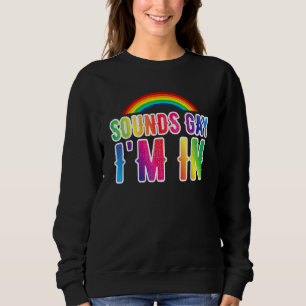 Gay pride Ljud Gay I är i Lgbtq T Shirt