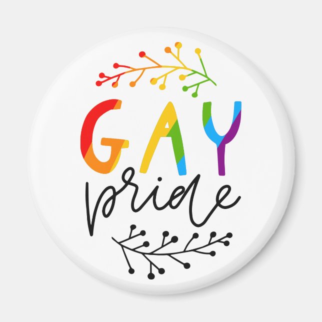 Gay pride magnet (Framsidan)