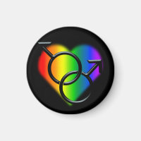 Gay pride Magnets Samma-Sex Man Kärlek Magnet