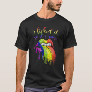 Gay pride Månad för homosexuell Lesbisk med regnbå T Shirt