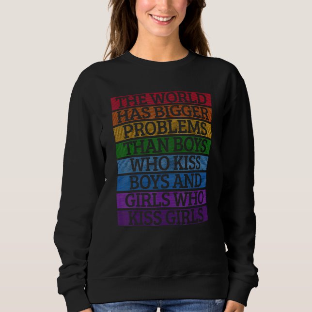 Gay pride-månaden har världen större problem t shirt (Framsida)