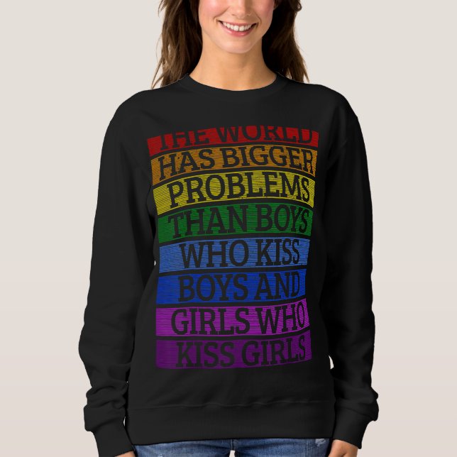 Gay pride-månaden har världen större problem t shirt (Framsida)