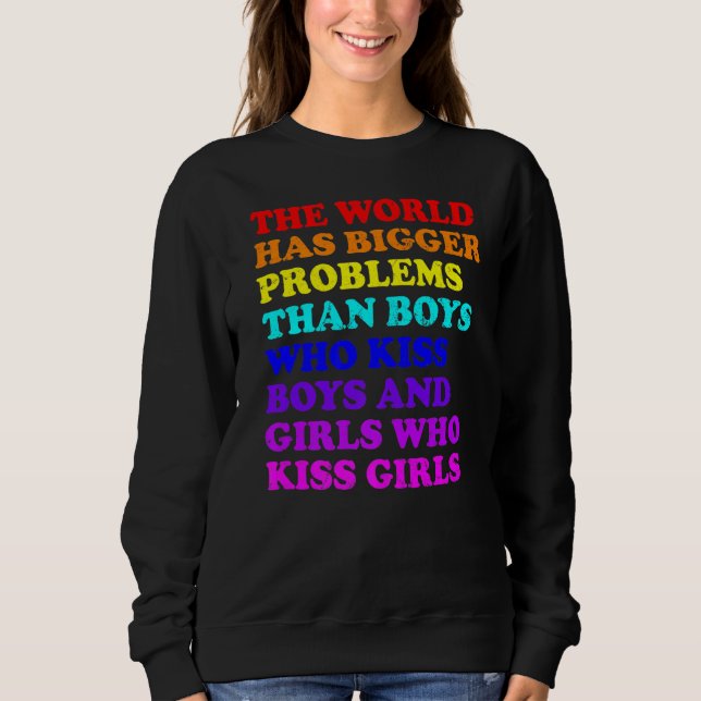 Gay pride-månaden har världen större problem t shirt (Framsida)