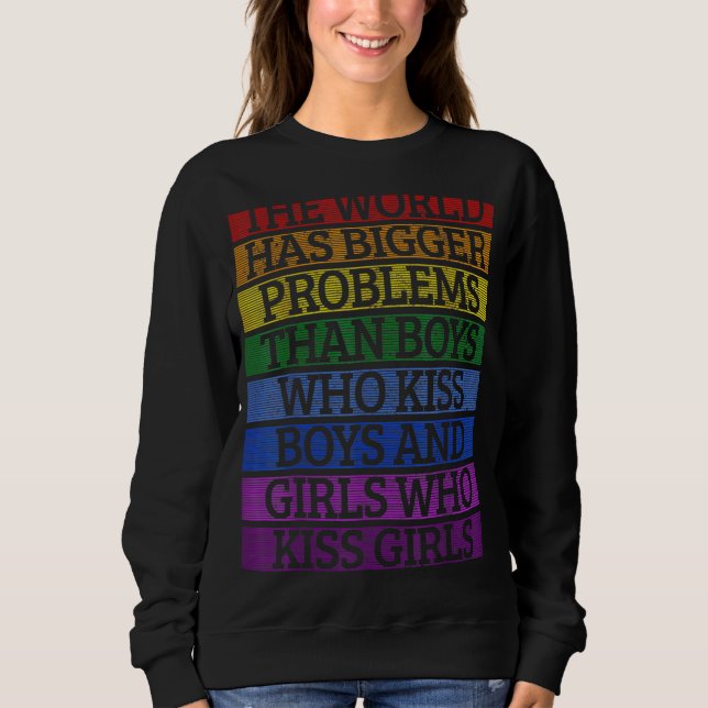 Gay pride-månaden har världen större problem t shirt (Framsida)
