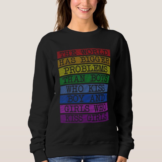 Gay pride-månaden har världen större problem t shirt (Framsida)