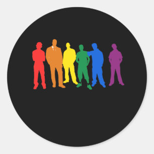 GAY PRIDE MANAR RUNT KLISTERMÄRKE