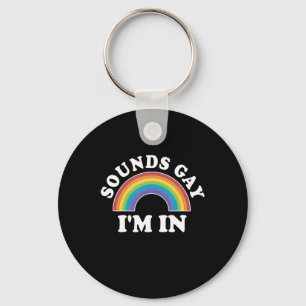 Gay pride Manar Women HBT Rainbow Ljud Gay Nyckelring
