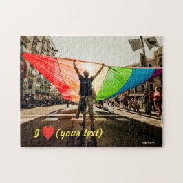 Gay pride march in Barcelona Pussel