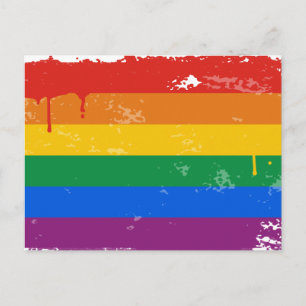 Gay pride Merchandise Vykort