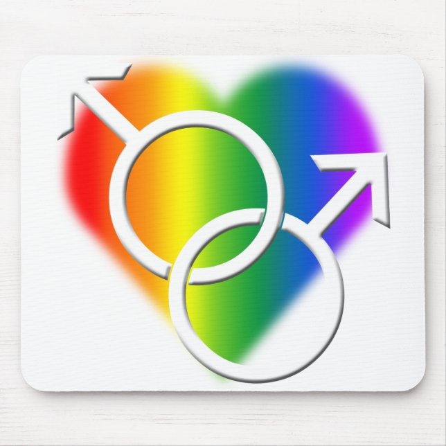 Gay pride Mousepad Gay pride Mousepads & Decor Musmatta (Framsidan)