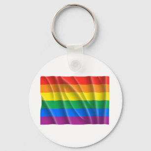 Gay pride nyckelring