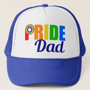 Gay pride Pappa Rainbow Lettering av hbt-tQ Keps