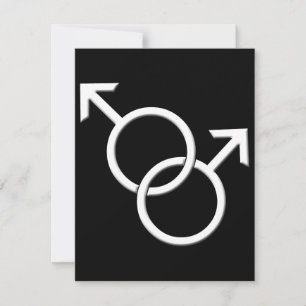 gay pride-partsinbjudan till Kärlek-kort för samma Inbjudningar