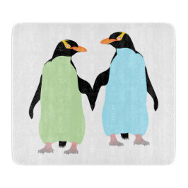 Gay pride Penguins Holding Händer