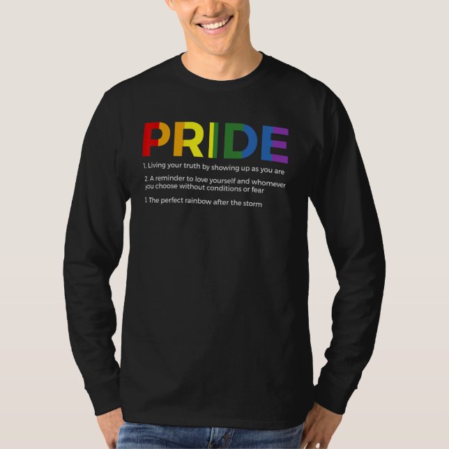 Gay Pride Pride Month T Shirt (Framsida)