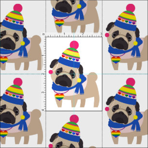 Gay pride Pug - Funny Hat Tyg