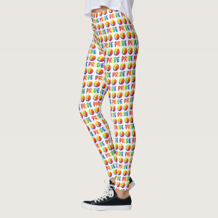 Gay pride Rainbow Beach Boll Beachball LGBTQ Leggings