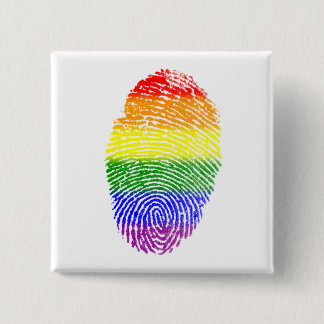 Gay pride Rainbow Fingerprint Knapp