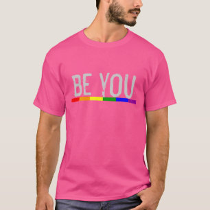Gay pride Rainbow Flagga be dig T-shirt