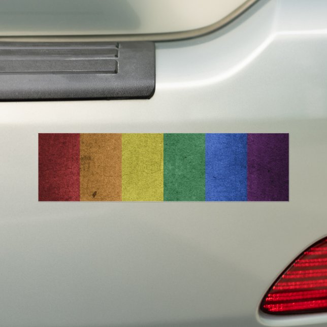 Gay pride Rainbow Flagga Bildekal (På Bil)