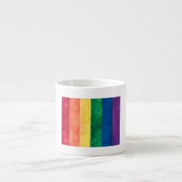 Gay pride Rainbow Flagga Espressomugg