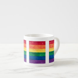 Gay pride Rainbow Flagga Espressomugg