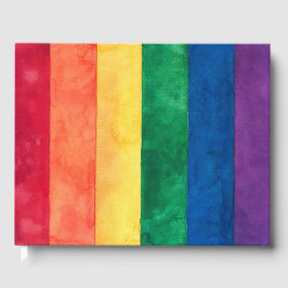 Gay pride Rainbow Flagga Gästböcker