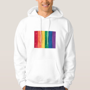 gay pride Rainbow Flagga Hoodie