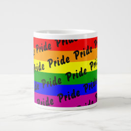 Gay pride Rainbow Flagga Jumbo Mugg