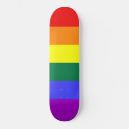 Gay pride Rainbow Flagga Mini Skateboard Bräda 18,5 Cm