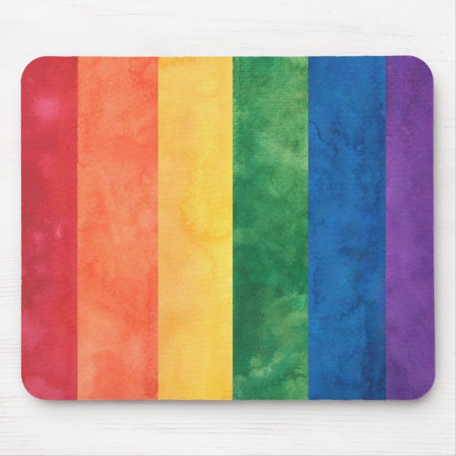 Gay pride Rainbow Flagga Musmatta (Framsidan)