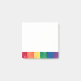 gay pride Rainbow Flagga Post-it Block