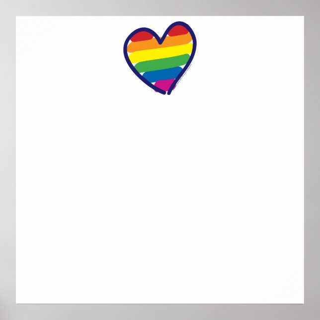Gay pride Rainbow Flagga Poster (Framsidan)