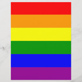 Gay pride Rainbow Flagga Reklamblad