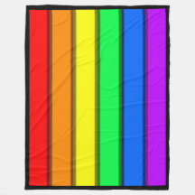 GAY PRIDE RAINBOW ... fleecefilt