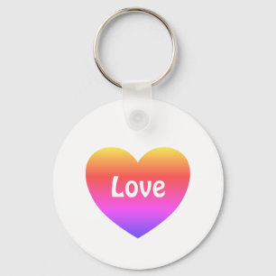 Gay pride Rainbow Heart Kärlek HGBTQ Nyckelring