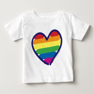 Gay pride Rainbow Heart Tröja