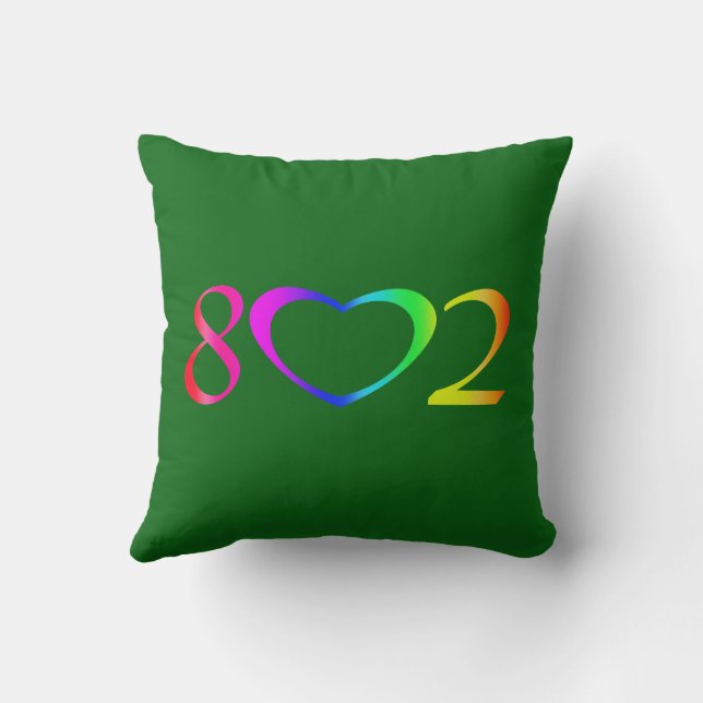 Gay pride Rainbow Kudde (Baksida)