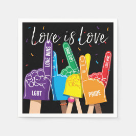 Gay pride Rainbow LGBT Party Napkin Pappersservett