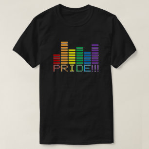 gay pride Rainbow Ljud Pub T Shirt
