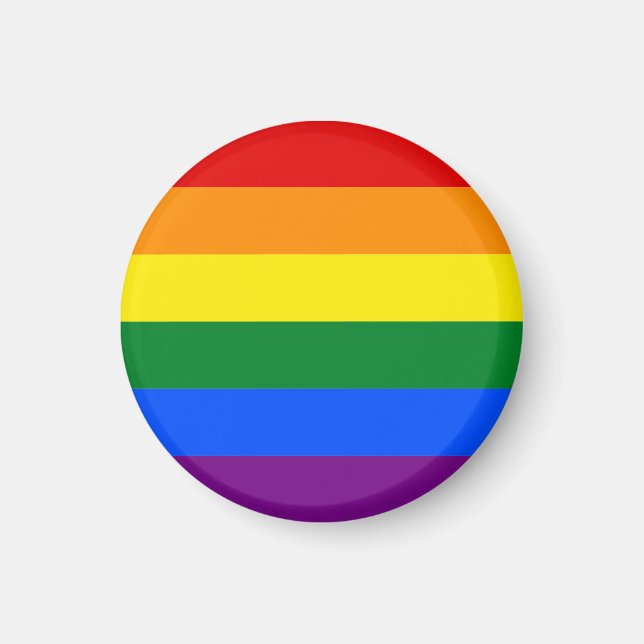 Gay pride Rainbow Magnet (Framsidan)