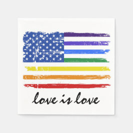 Gay pride Rainbow Pappersservett