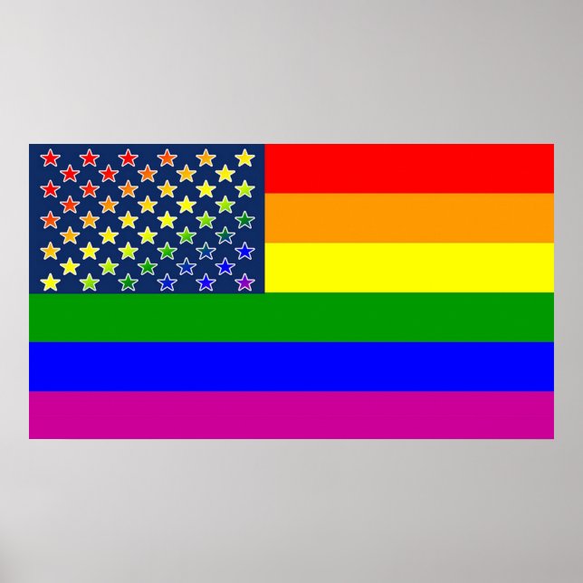 Gay pride Rainbow Poster (Framsidan)