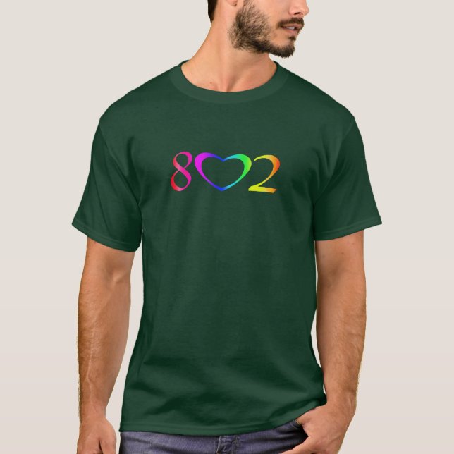 Gay pride Rainbow T Shirt (Framsida)