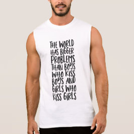 Gay pride Rainbow World har större problem T Shirt