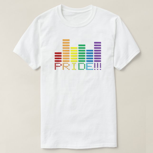Gay pride Regnbåge Ljud Pub 2013 Tee (Design framsida)