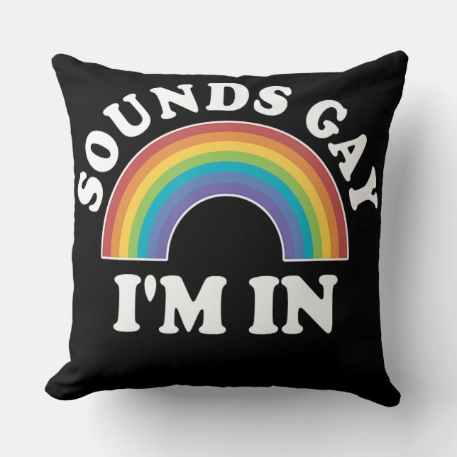 gay pride S Manar Women Lgbt Rainbow Ljud Gay Kudde (Framsida)
