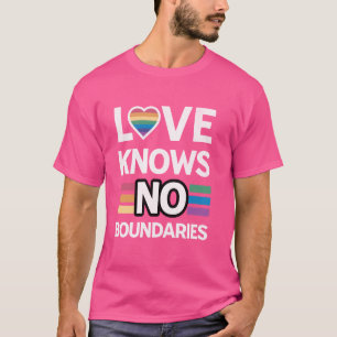 Gay pride sashay Glam Kärlek känner inga gränser y T Shirt