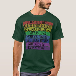 Gay pride Science är en reell hbt-hbt-HBT-högkvart T Shirt