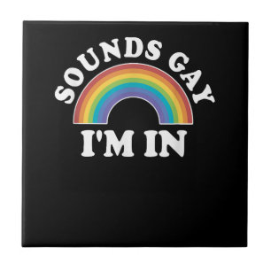 Gay pride Shirts Manar Women HBT Rainbow Ljud Gay Kakelplatta
